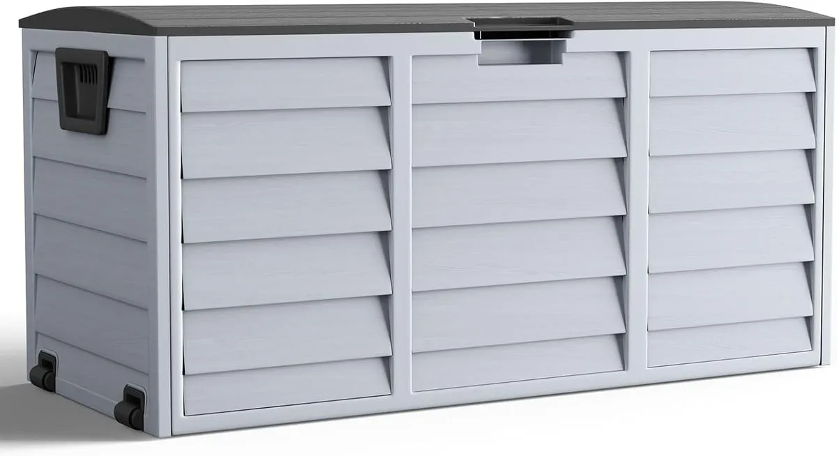 Versatile 290L Storage Box for Patio, Shed, Garage & Garden