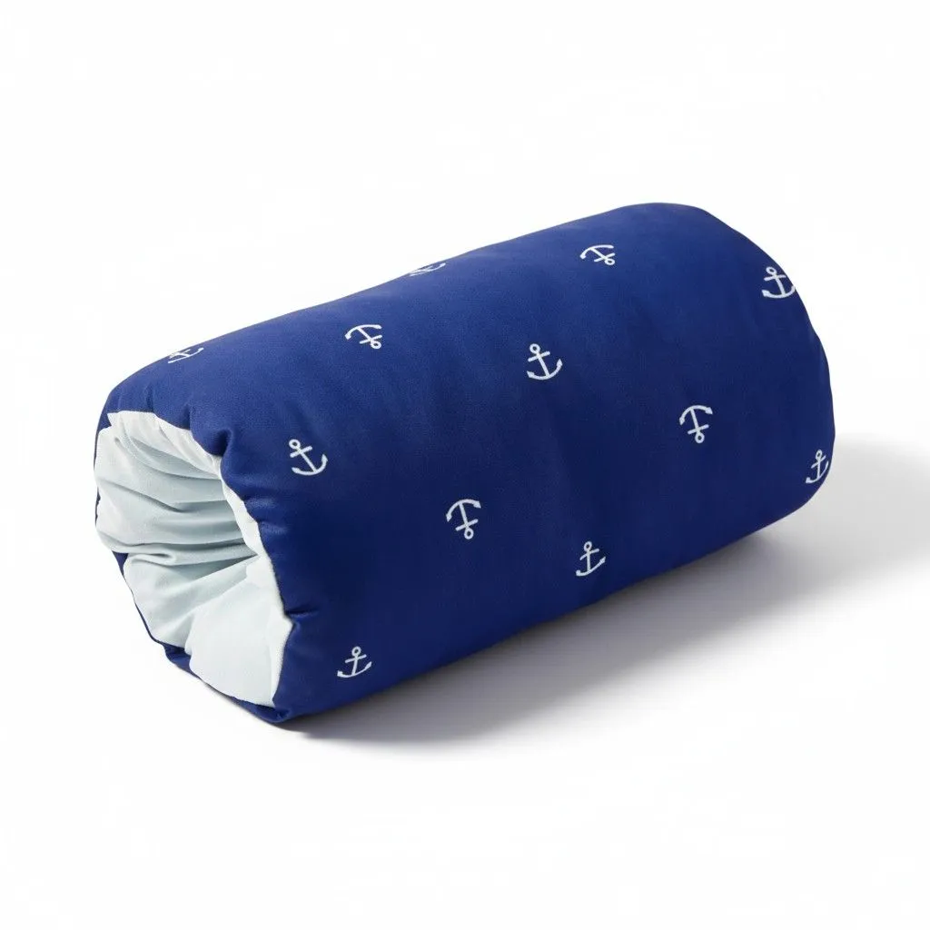 Baby Breast Feeding Arm Pillow - Blue, White