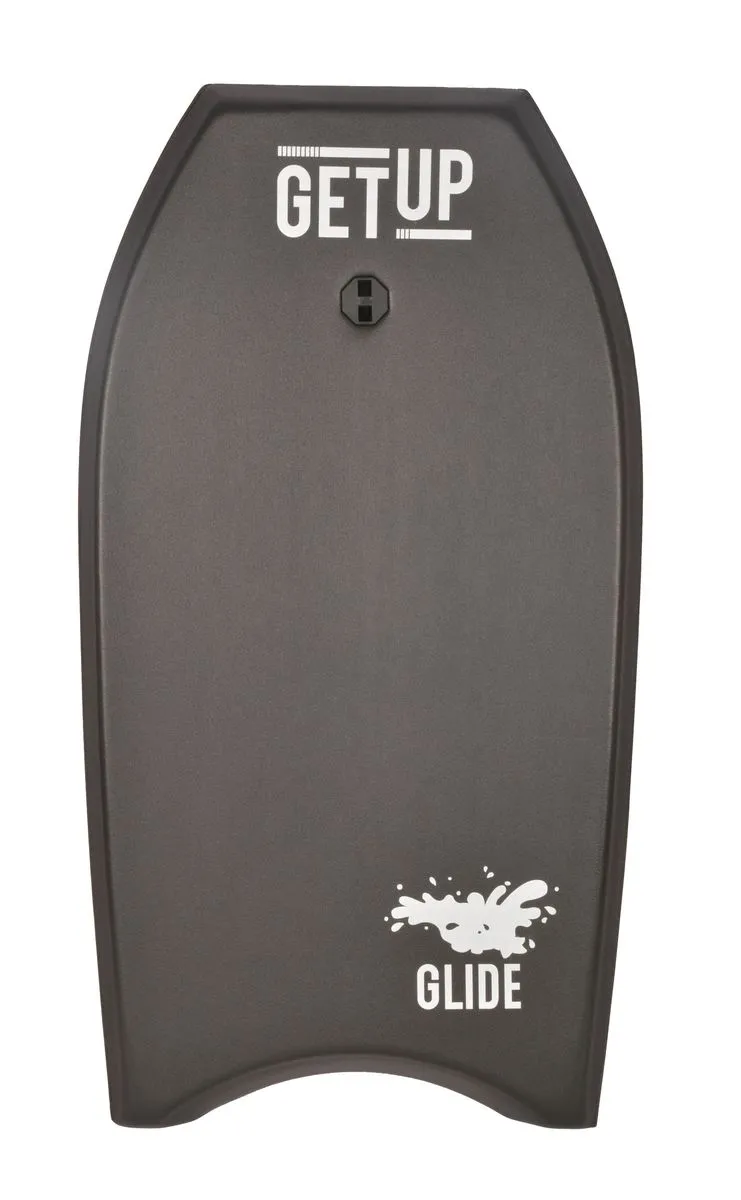 GetUp Glide IXPE Bodyboard Including Leash - 41" - Various Colours - Black