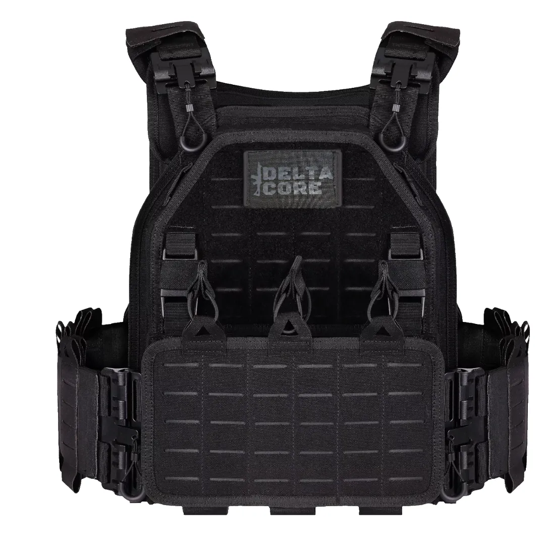 Plate Carrier - Tactical Vest - Flat black