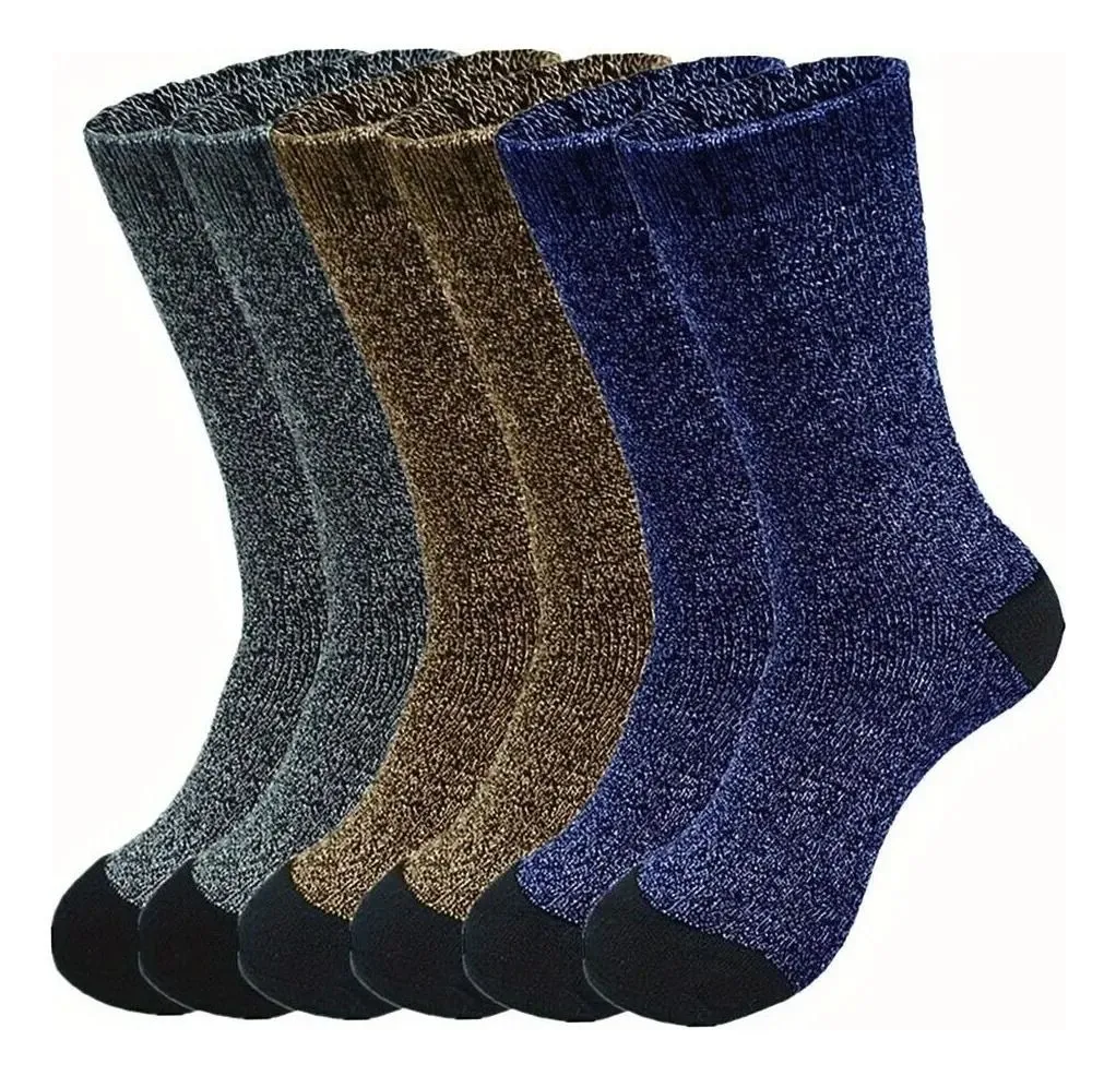 3-Pair Pack of Men's Sports Terry Socks
