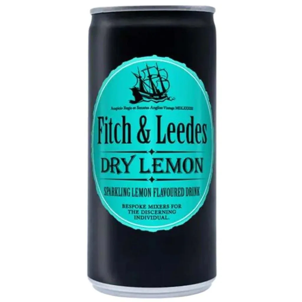 Fitch & Leedes Dry Lemon Can 24 x 200ml