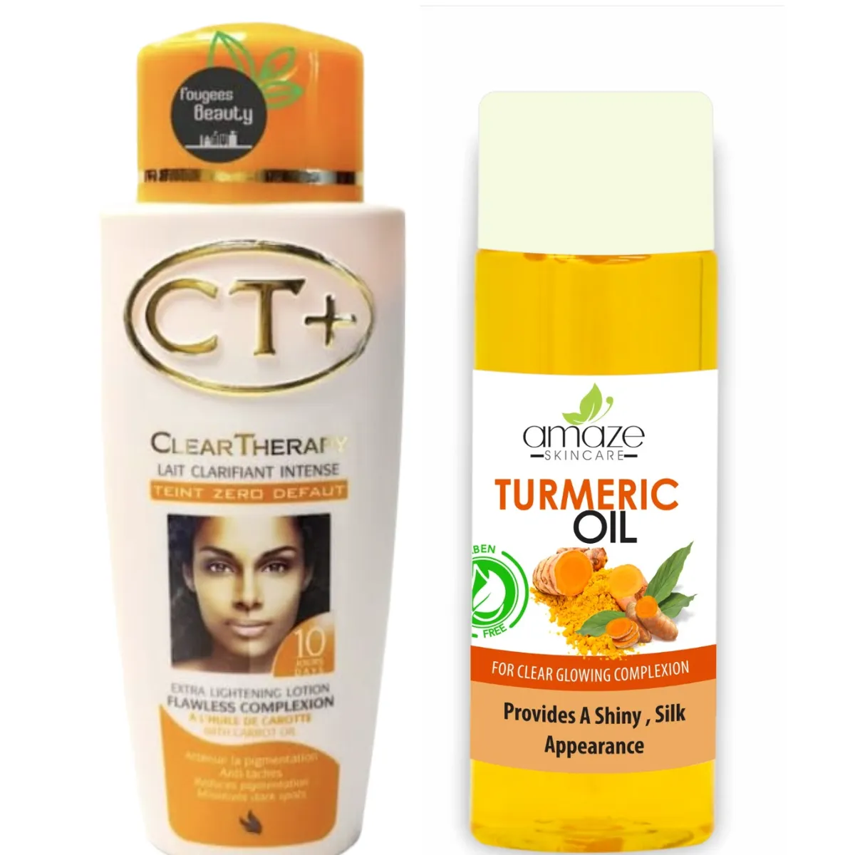 Ct+ Clear Therapy Flawless Complexion Lotion & Amaze SkinCare Turmeric Oil