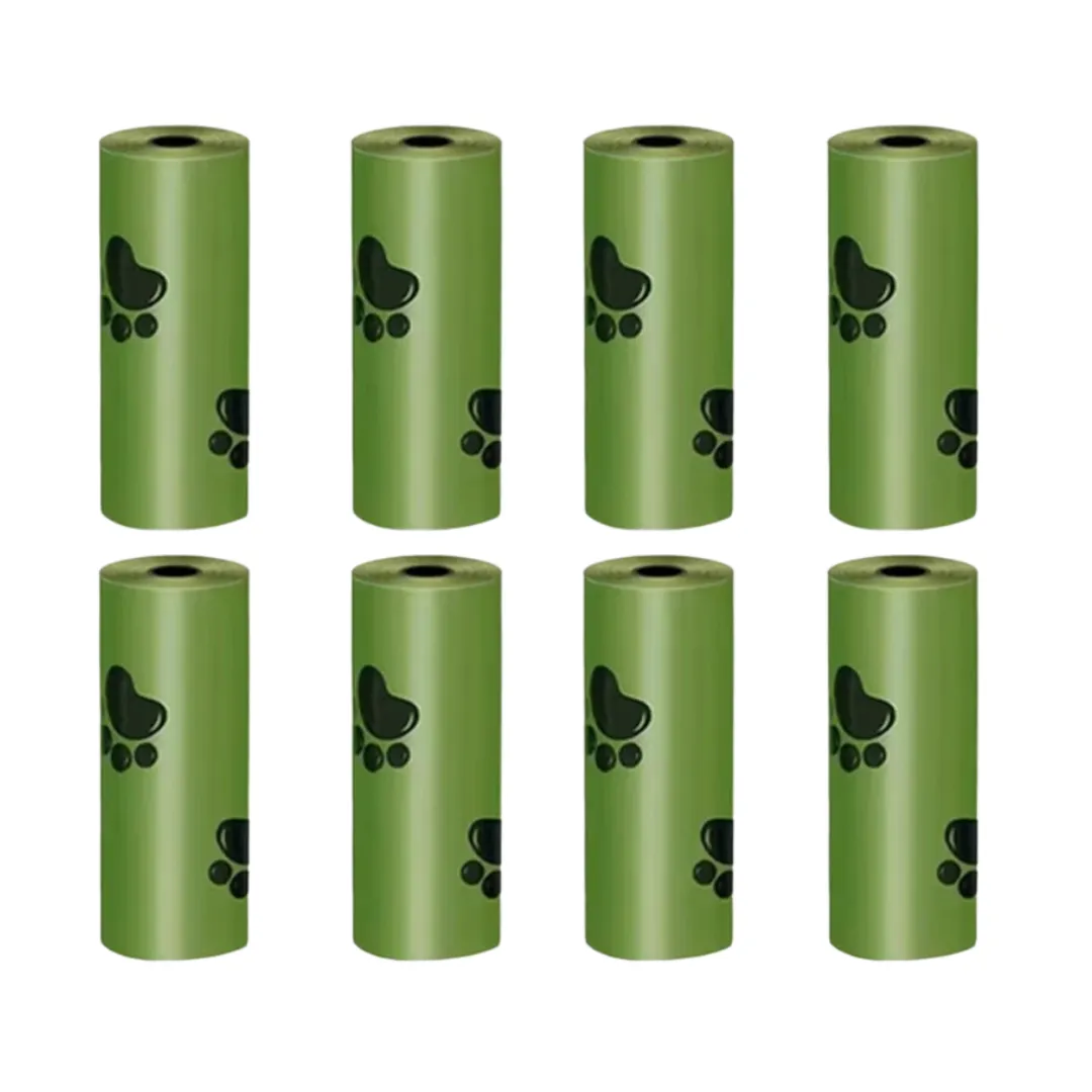 Eco-Friendly Dog Poop Bags - 120 Bags, Leak Proof, Easy Tear Rolls