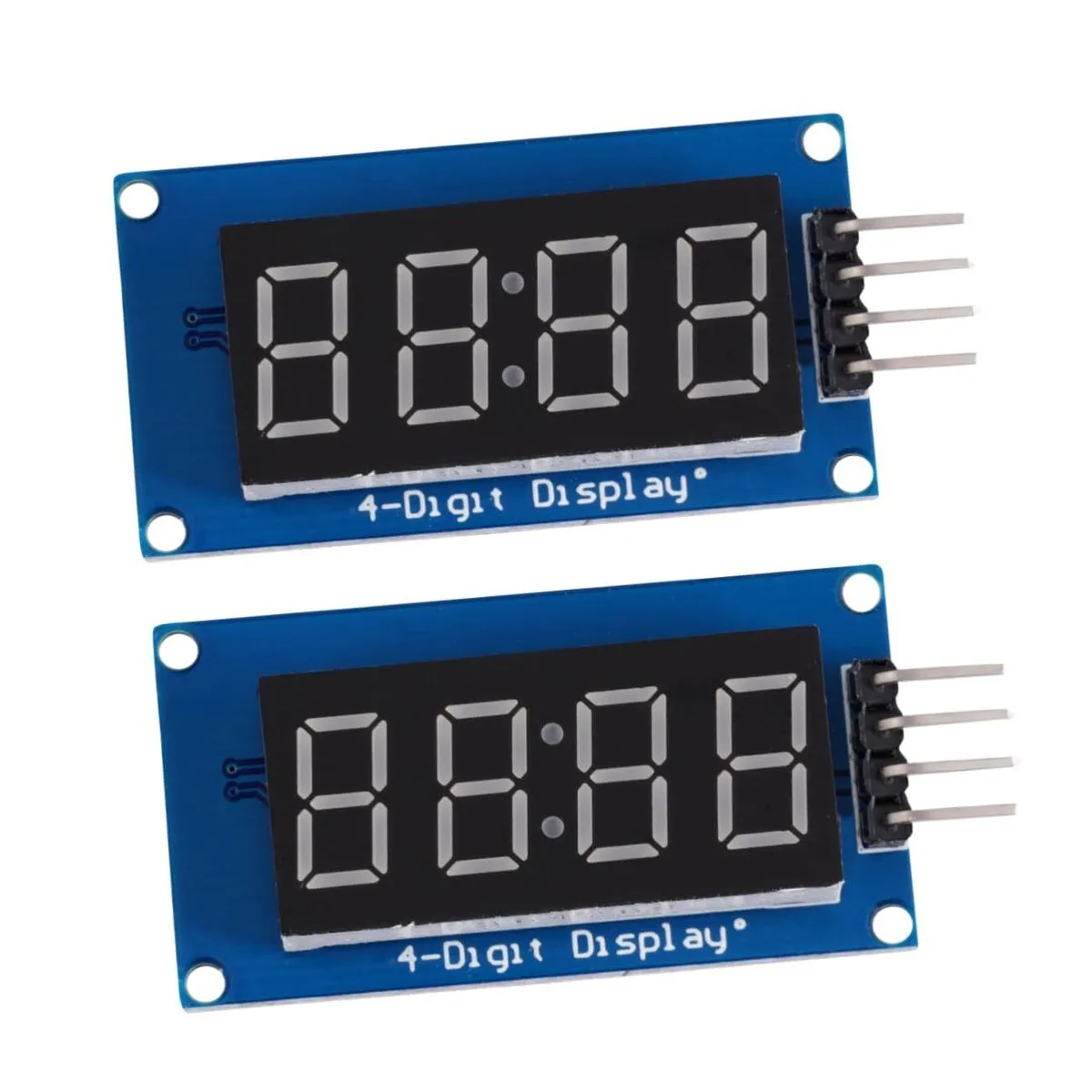 2pcs Tube Led Display Module Adjustable Brightness Anode Digital Clock