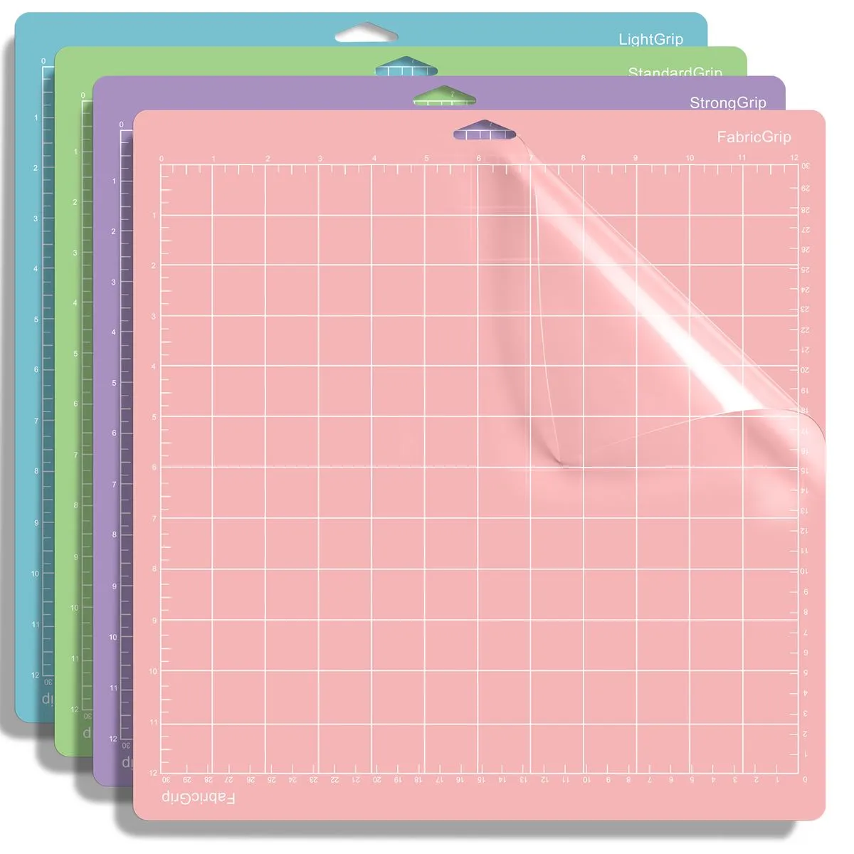 4 Pack Cutting Mat Reusable Grip Variety Set for Cricut Explore Air 2 Maker