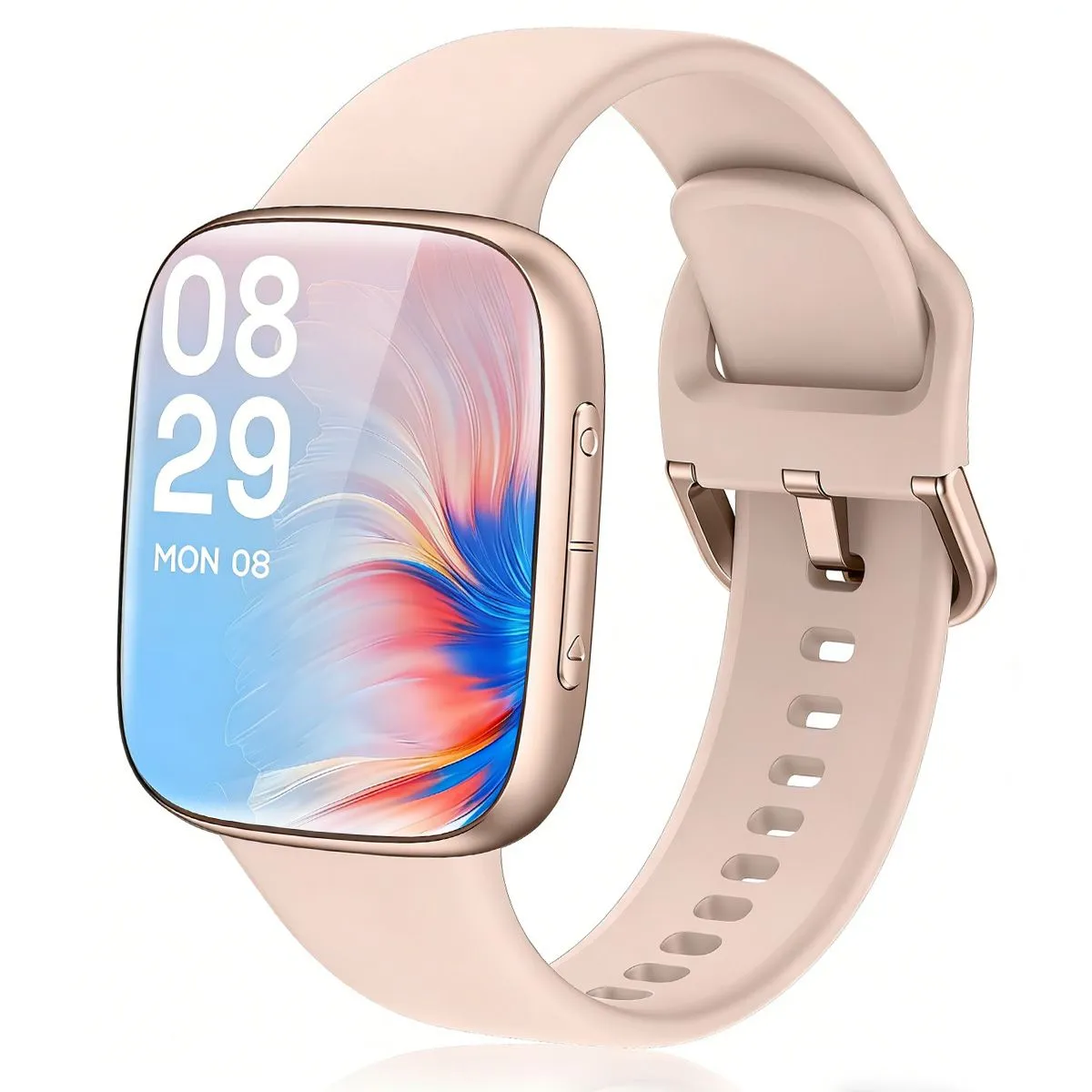 3ATM Smart Watches For Women Men Swimming Fitness Smartwatches-Pink