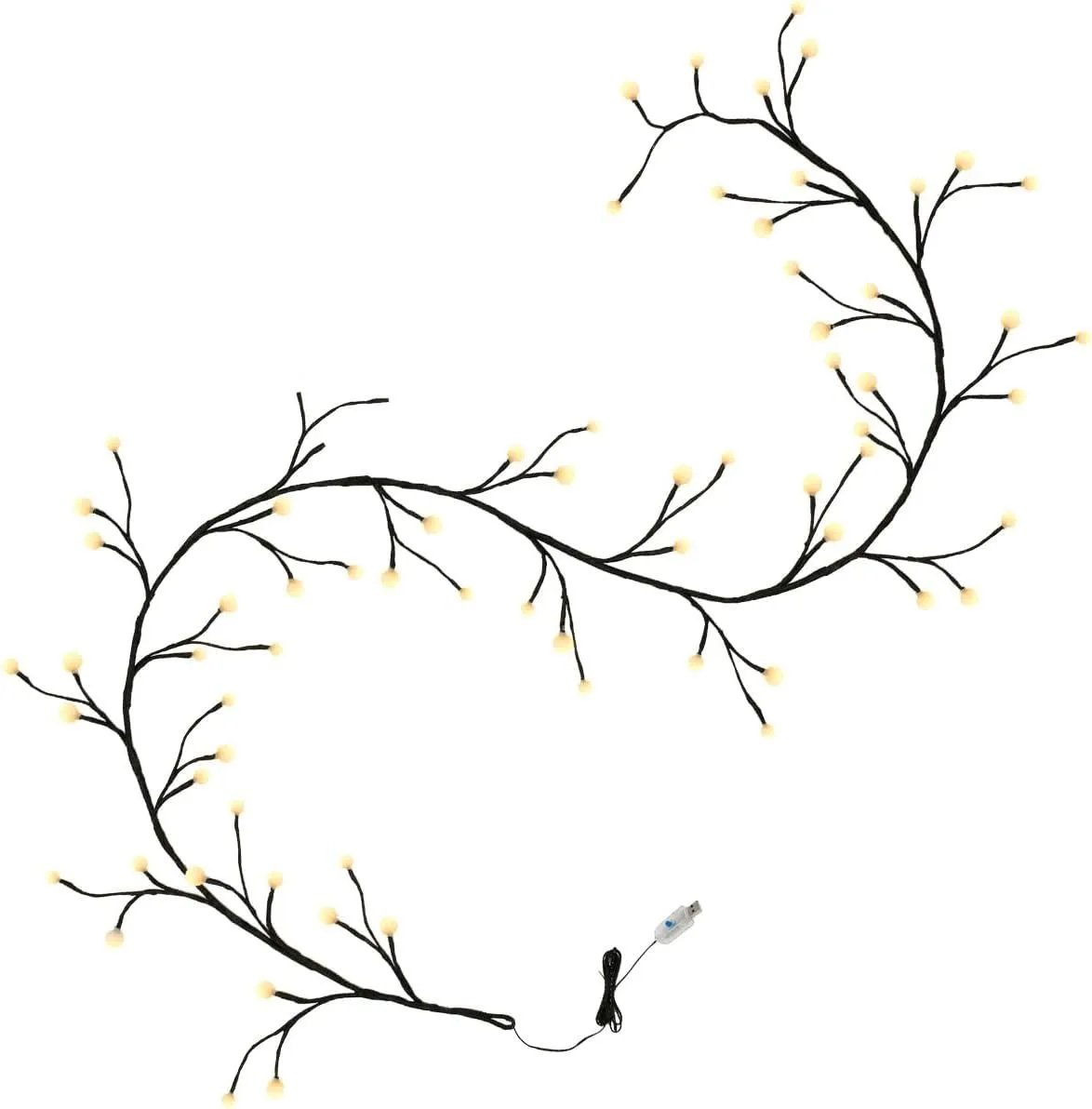 Enchanted willow Vine LED Decorative Feature Light - Black