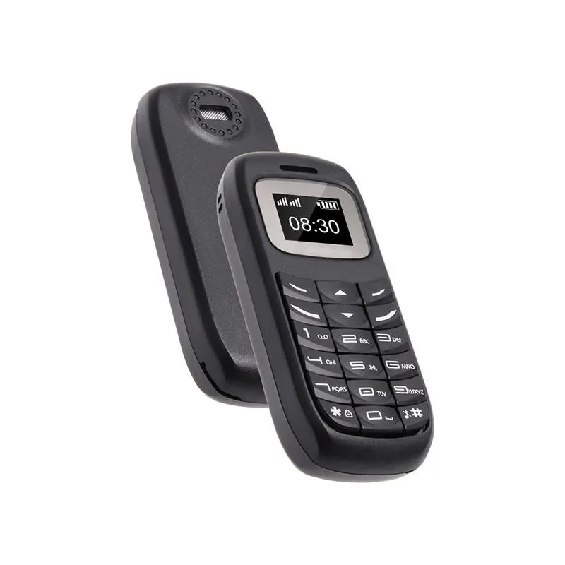 0.66-inch Mini Small Handheld SIM Card Support - Black