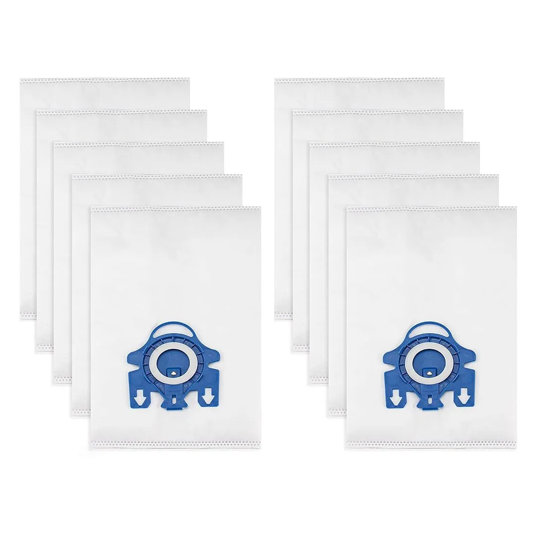 10PCS Vacuum Cleaner Dust Bags Filter Replacement Compatible with Miele GN