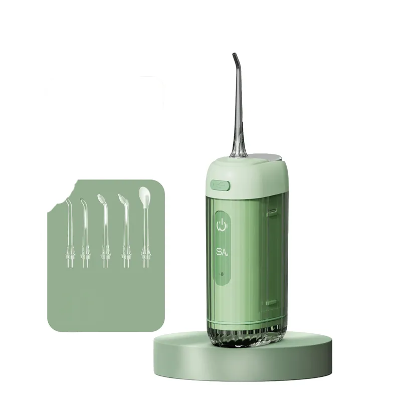 Portable Water Flosser for Travel: Compact Mini Design, 3 Modes and 8 DIY