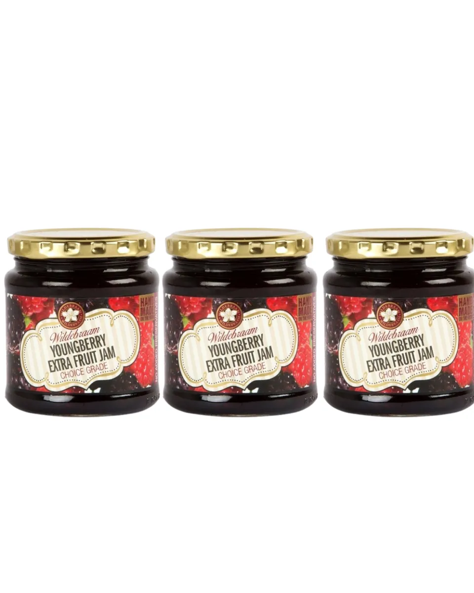 Wildebraam Youngberry Jam - Rich Berry Preserve 3 x 330g jars