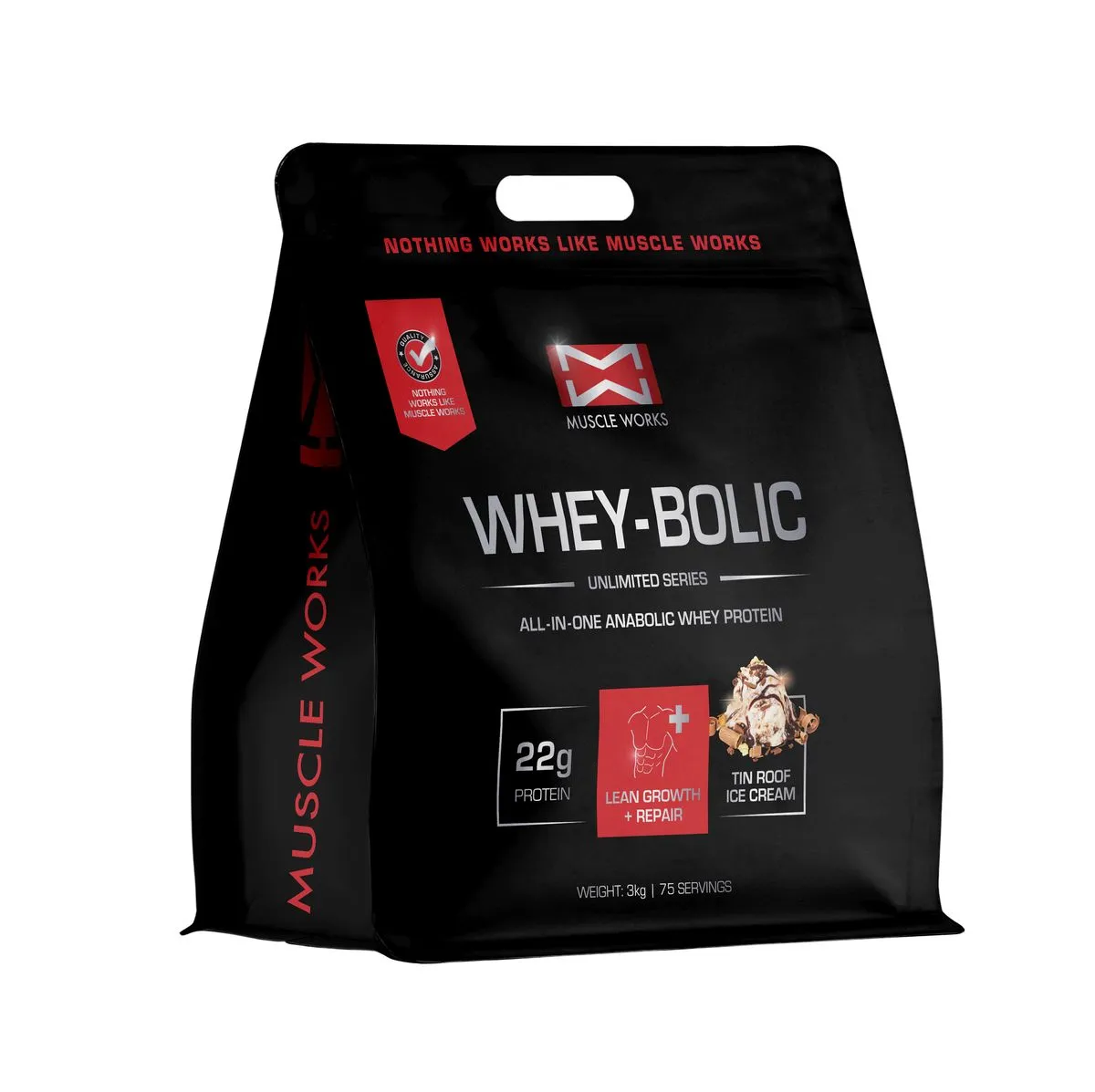 Muscle Works Whey-Bolic Protein 3kg Tin Roof