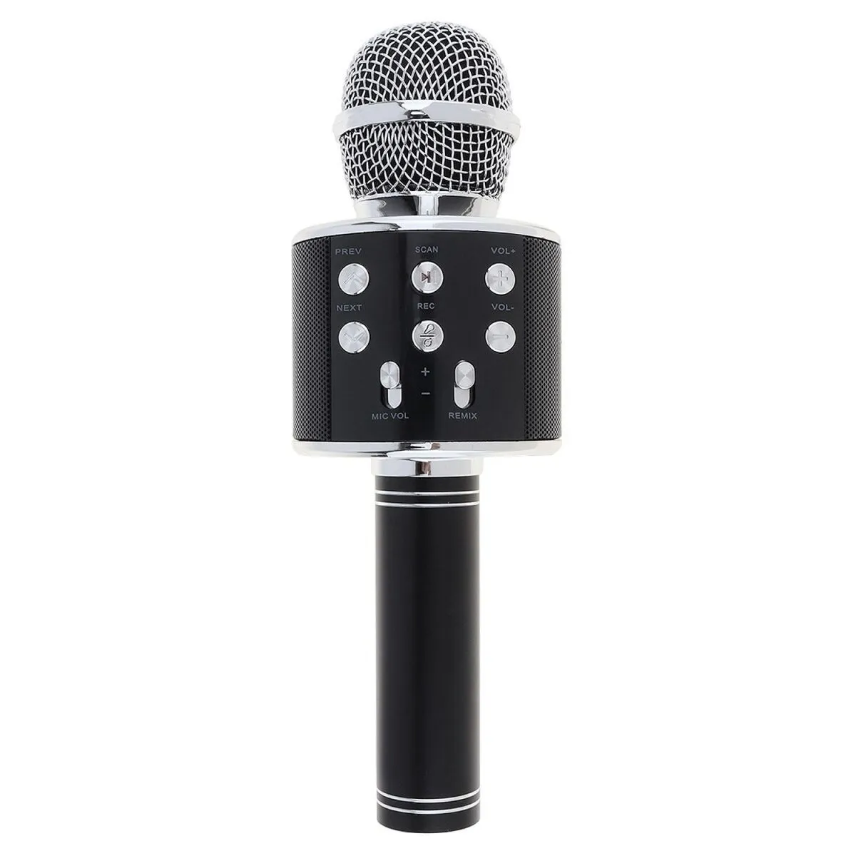 Wireless Bluetooth Karaoke Singing Microphone for kids - Black