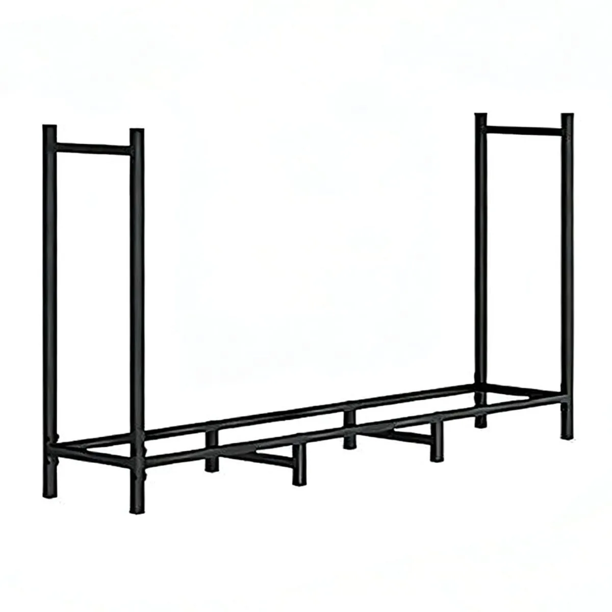 4FT Large layer Firewood Rack Metal Wood Rack/Storage rack -wood log holder