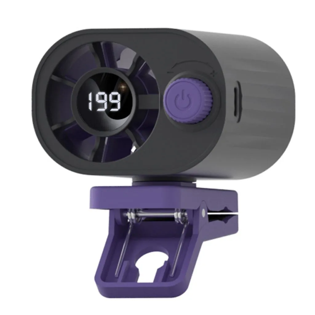 Multi-Function Umbrella Clip Cooling Fan - Black - Standard