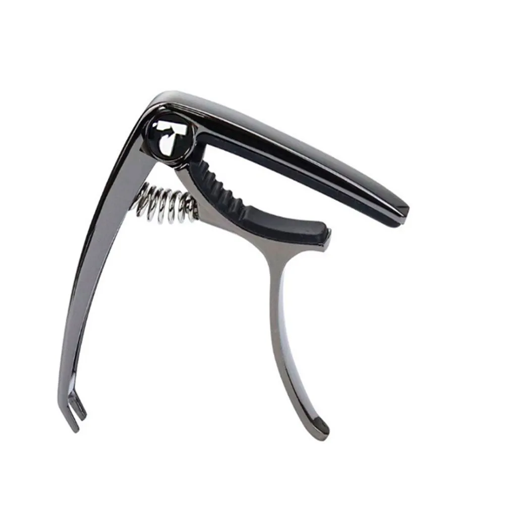 Tecnix Guitar Capo with built in bridge pin remover - Metallic Black 