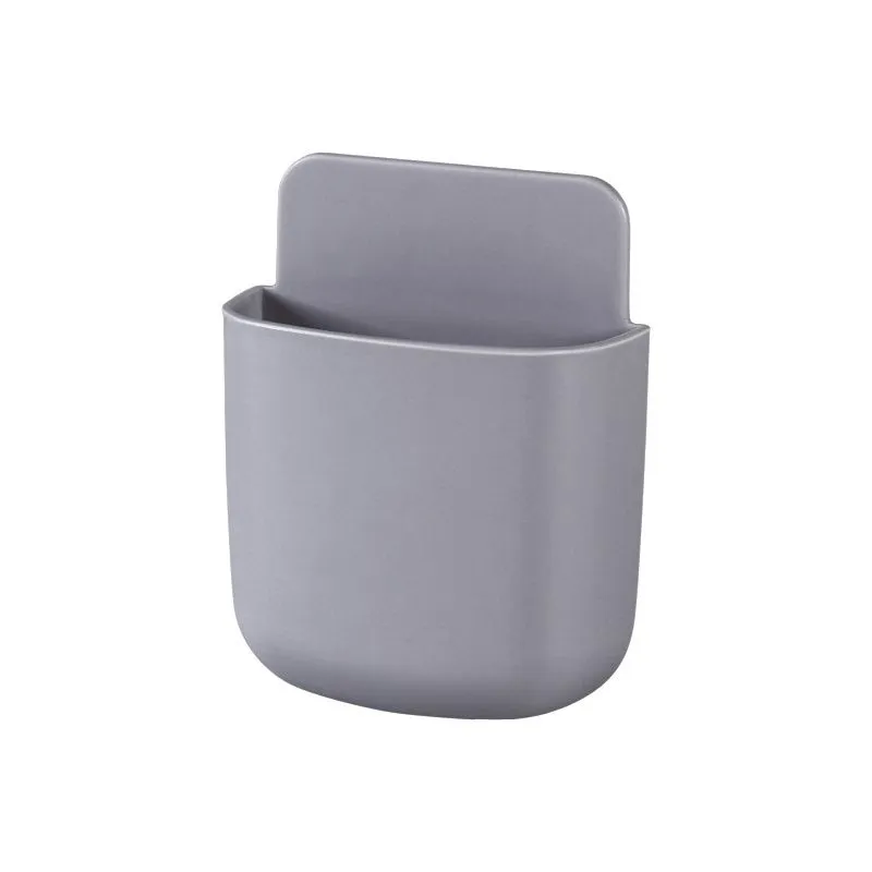 No-Drill Remote Control Wall-Mounted Household Daily Necessities - Gray