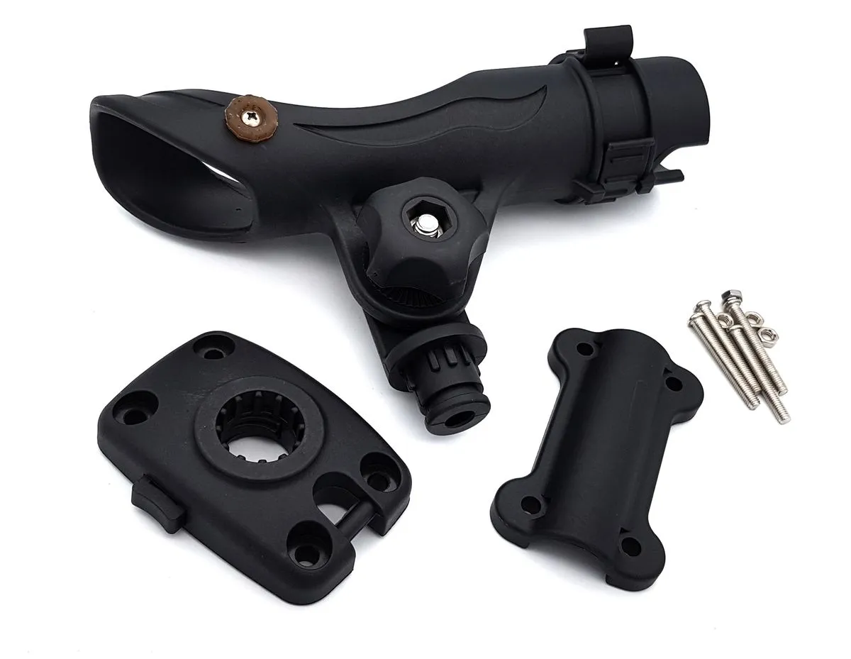 Predator Boat Fishing Rod Holder with 360 Rotation and Swiveling