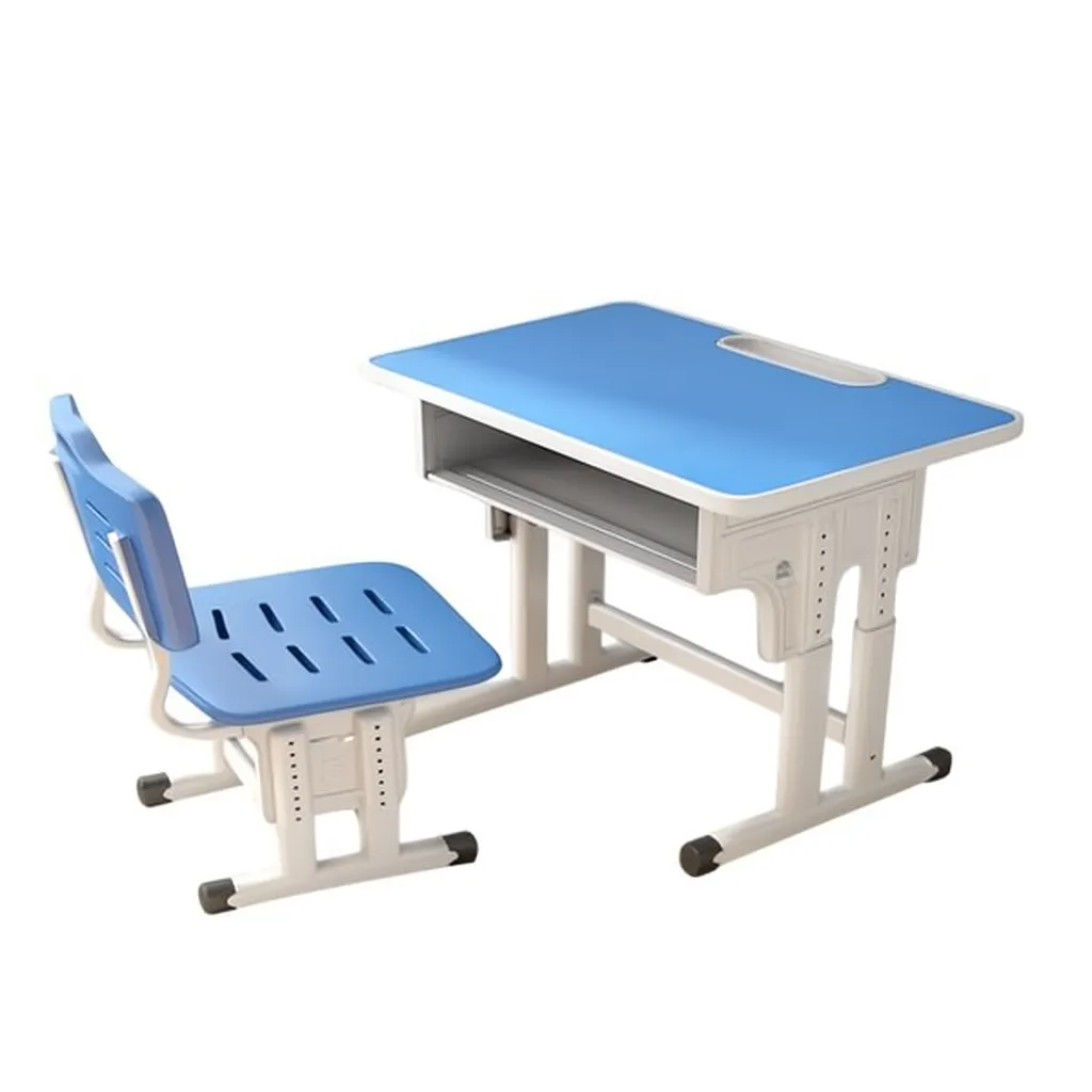 Decorum & Co - Adjustable Kids Study Desk & Chair Set - Blue