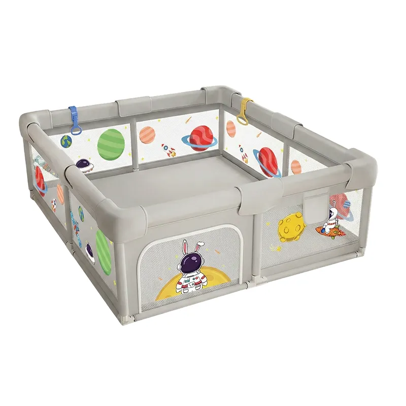 1.5×2M Square Baby Playpen - Spacious & Safe for 0 - 2 - Year Olds