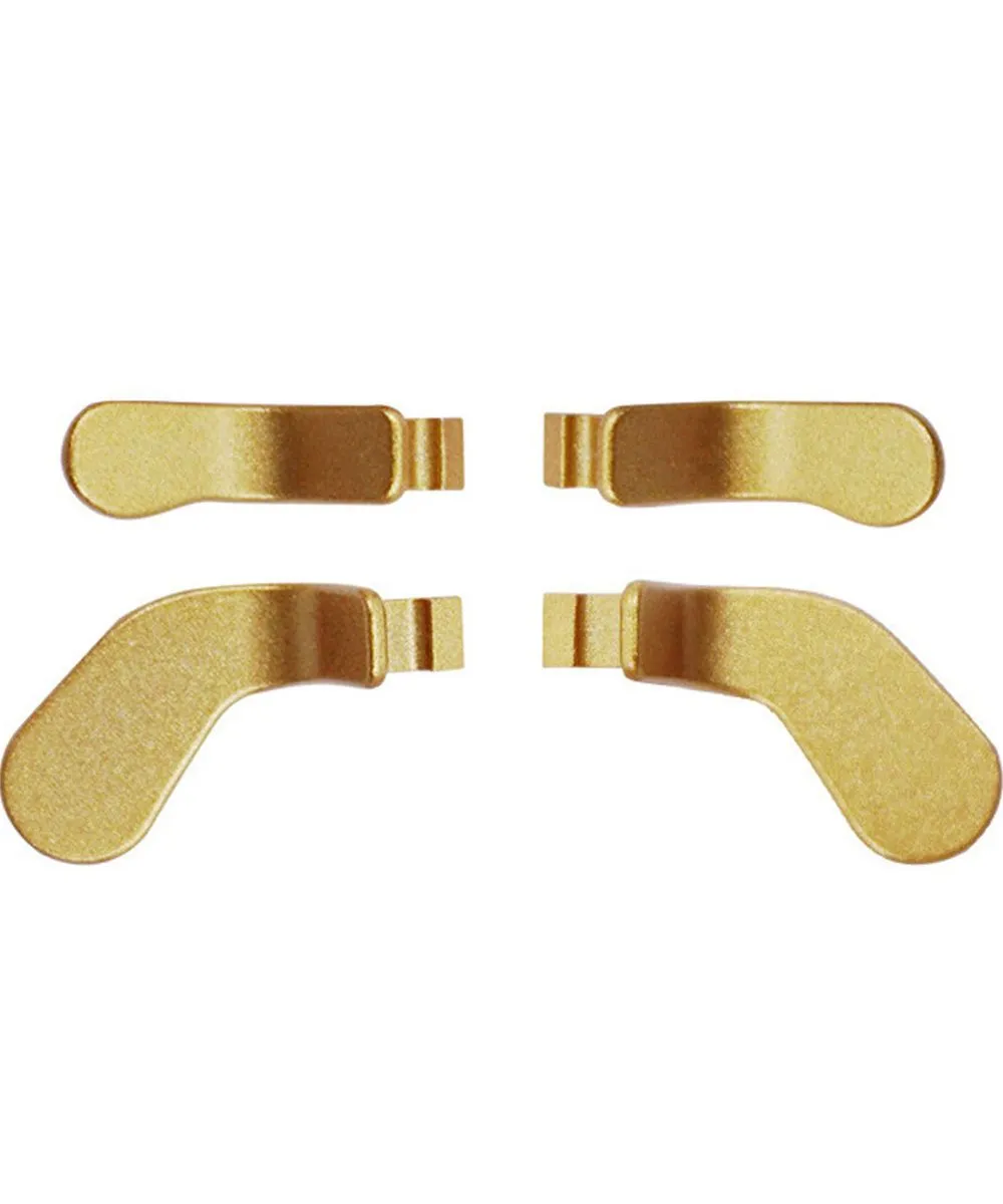 4 Pack Stainless Steel Controller Paddles Compatible with Xbox one Elite Series 1/2 - Gold