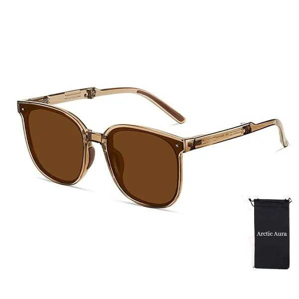 Arctic Aura Ultra Lightweight Folding Polarized Sunglases with Aura Sleeve