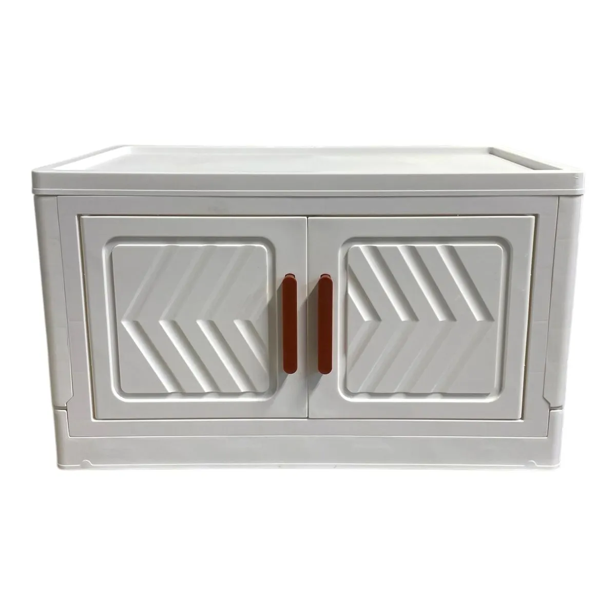 Foldable Storage Box with Magnetic Doors & Wheels