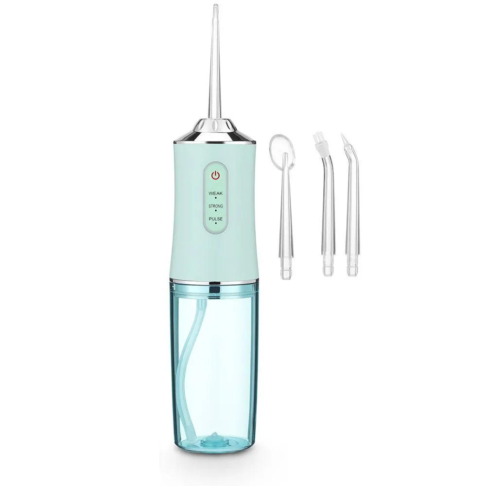 220ML Portable Electric Dental Water Flosser Oral Care Irrigator - Green