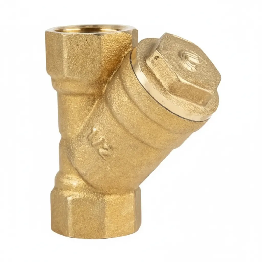Brass Y Strainer for 20mm Piping - Durable Debris Filter