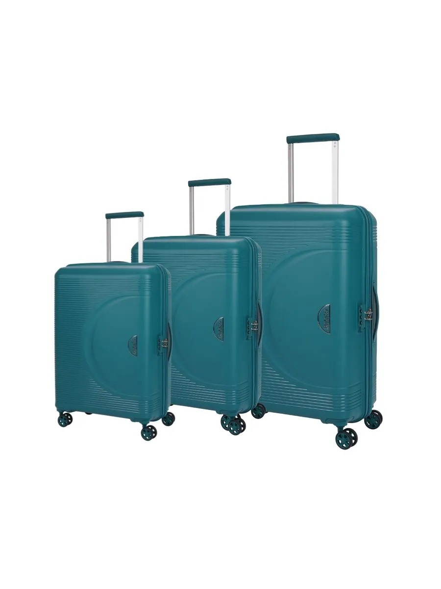 American Tourister Hemis 3 Piece Set - Dark Green
