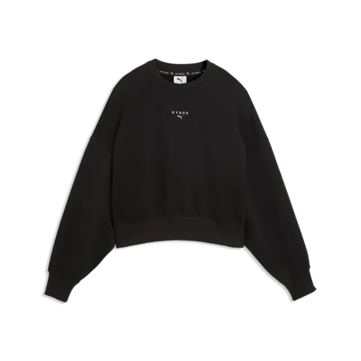 Puma Women's X Hyrox Heavyweight Crew Hoodie - PUMA Black