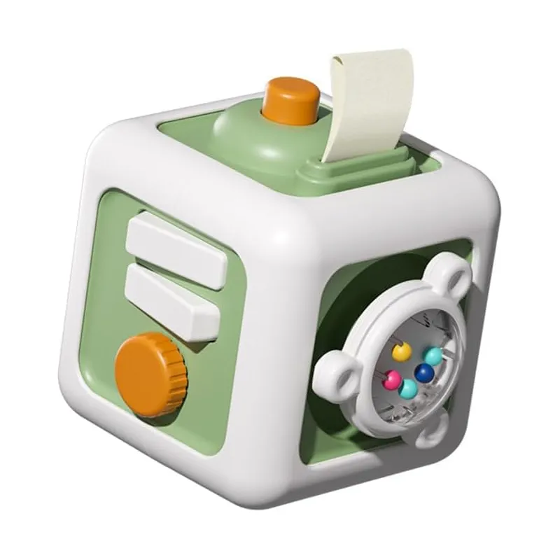 6 in 1 Busy Cube Toys Sensory Activity Cube Interactive Toys