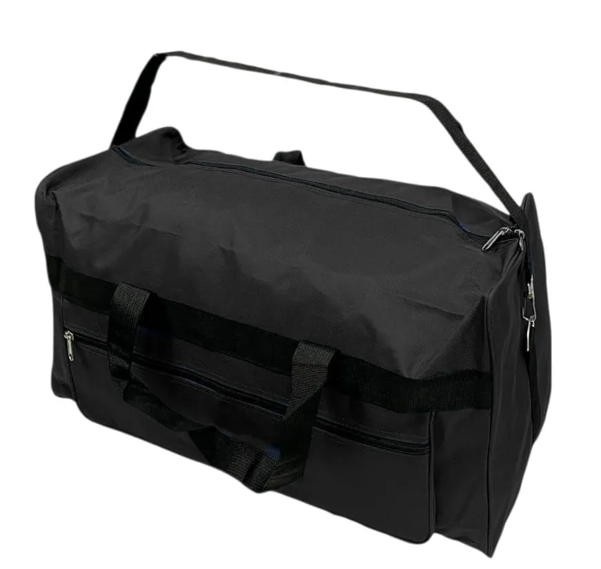 Football Kit Bag with Sports Water Bottle - Black