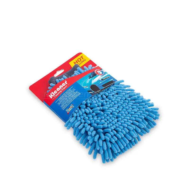 Kleaner chenille car cleaning gloves double-sided car washing gloves