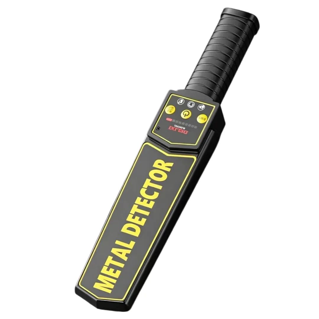 Handheld Metal Detector, 5 Sensitivity Levels, LED Alarm, Type-C