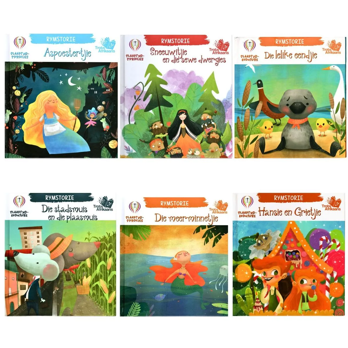 Trots Afrikaans Rym Stories - Stel van 6 Boeke