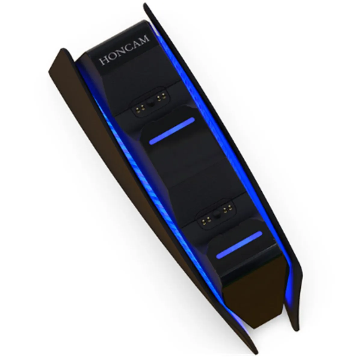 PS5 Dual Controller Charging Station with LED Charge State Indicator - Black