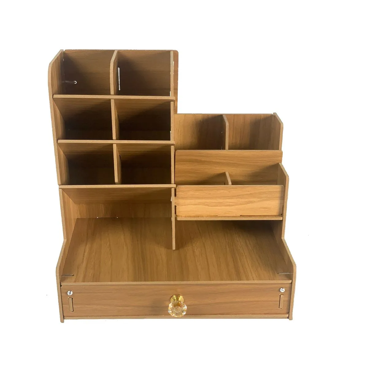 10 Compartments Wooden Desktop Stationery Organizer -YL-404