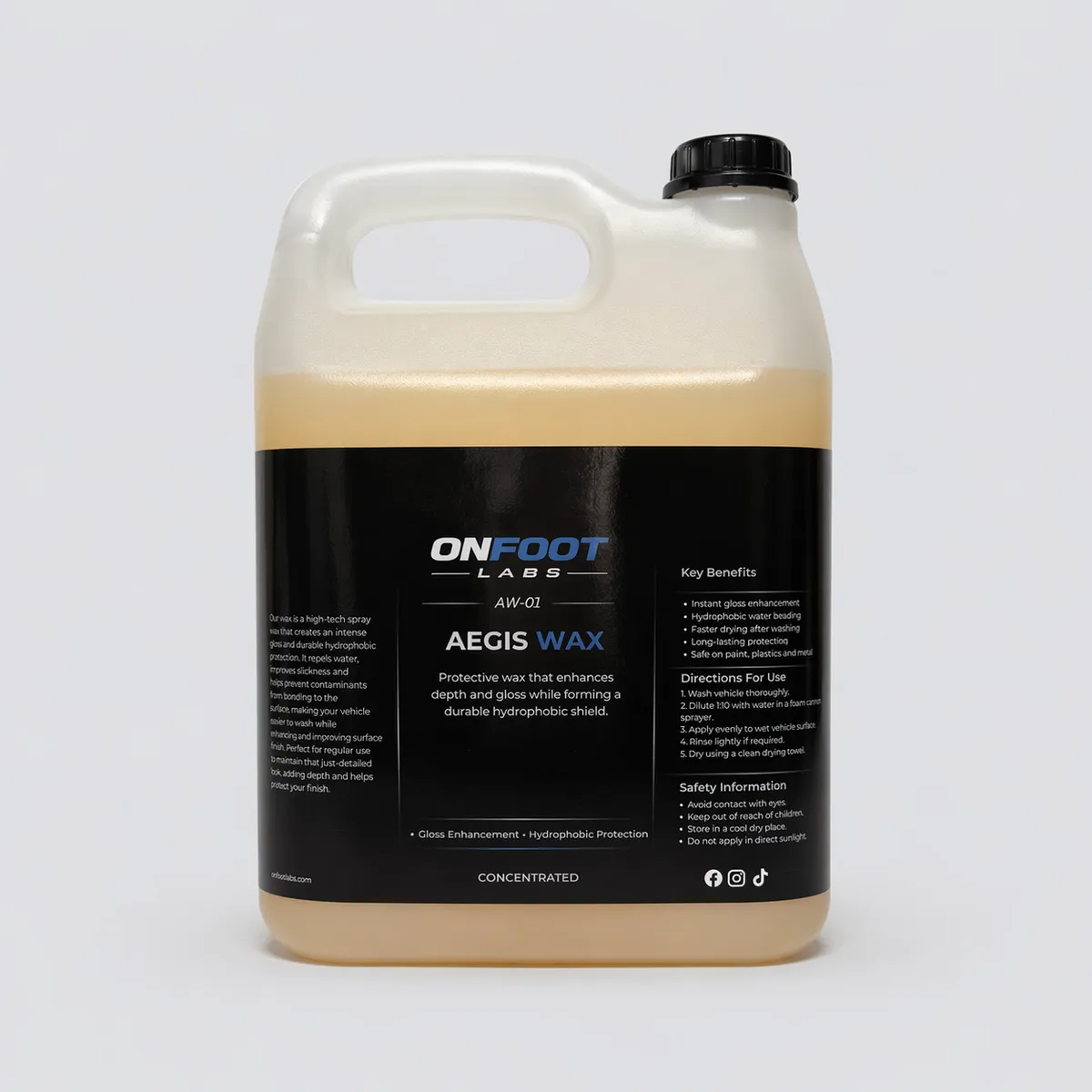 Aegis Wax - Spray on Wet Sealant
