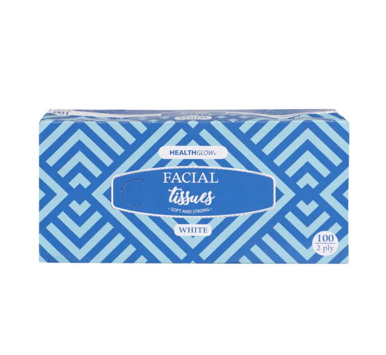 Health Glow - 2 Ply Facial Tissues 100 Pieces