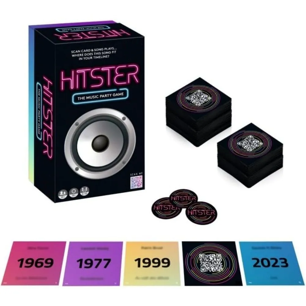 The Music Party Board Game, Card Game, Fun Music Quiz Game