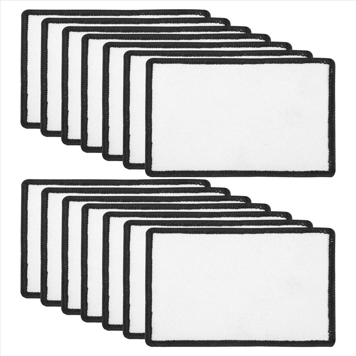 Sublimation Patches Blank Fabric Ironing Rectangular Blank Patches