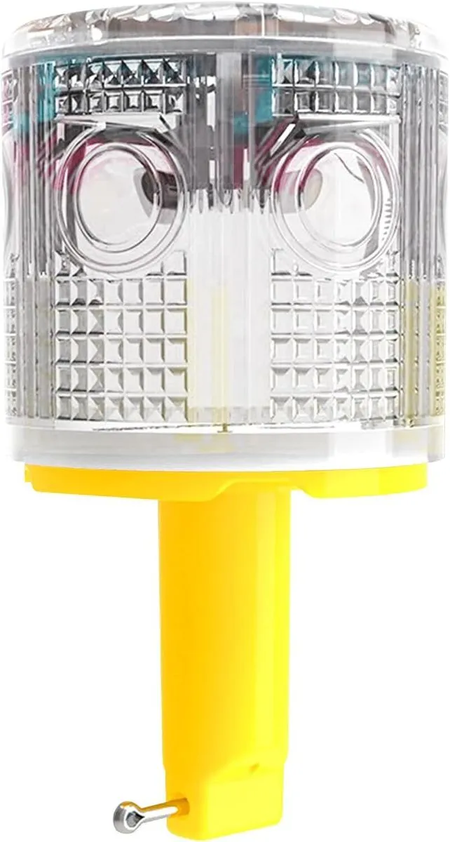 Solar Flashing Warning Light with 360 Degree Beacon