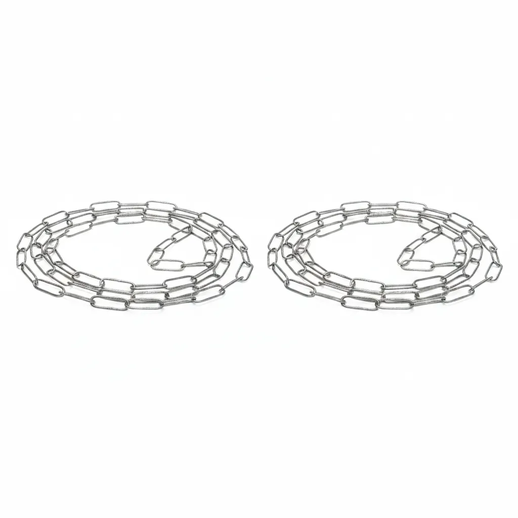 Krafft Antique Silver Spanish Chain 3.3mm x 15m for Crafting - 2 Pack