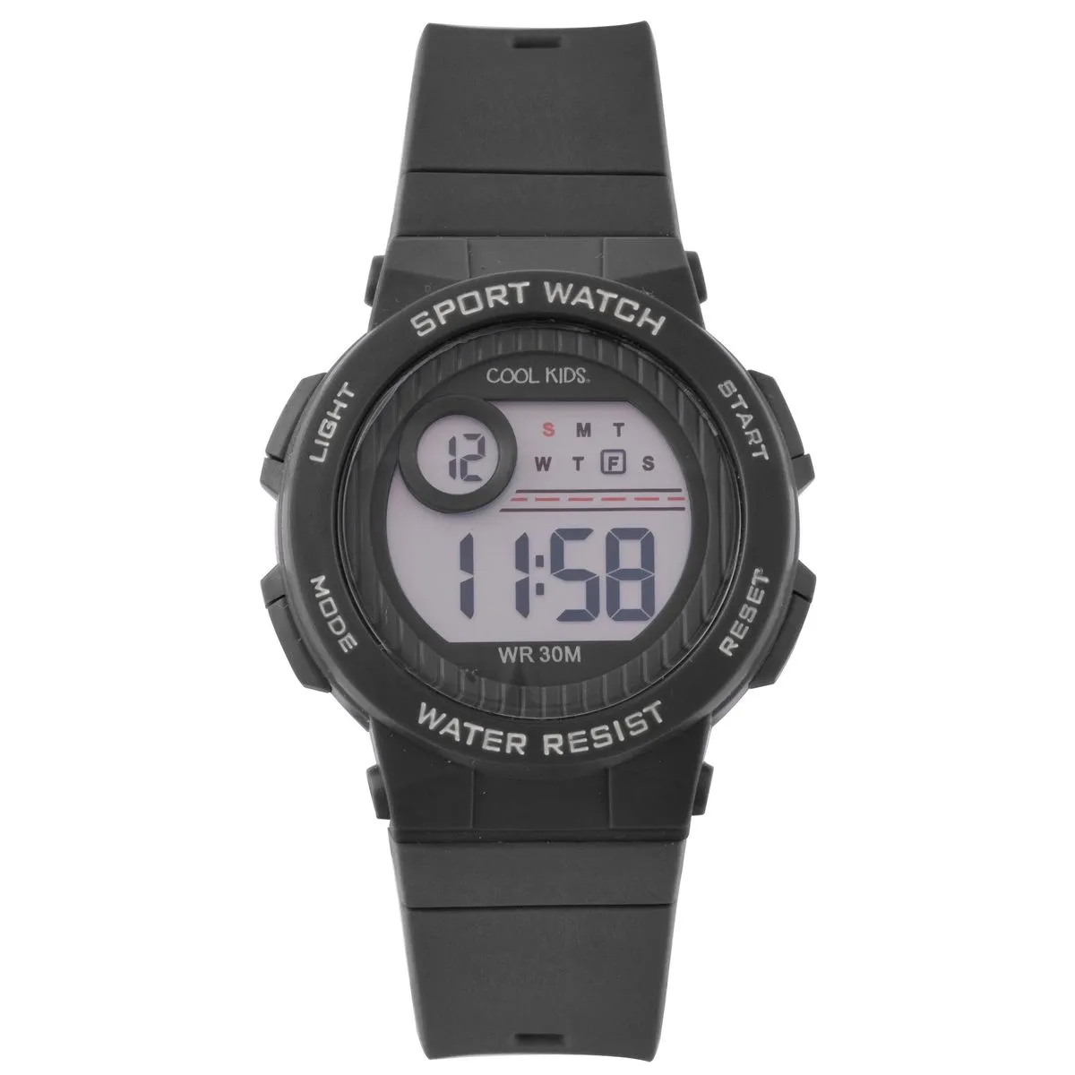 Cool Kids - Sport Digital 30M WR Watch - Black