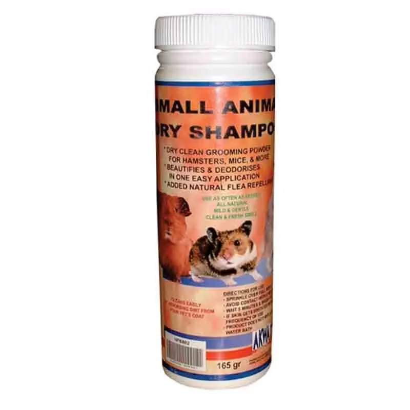 Dry Shampoo for Small Animals - Powder Brush in No Wash Shampoo 165g