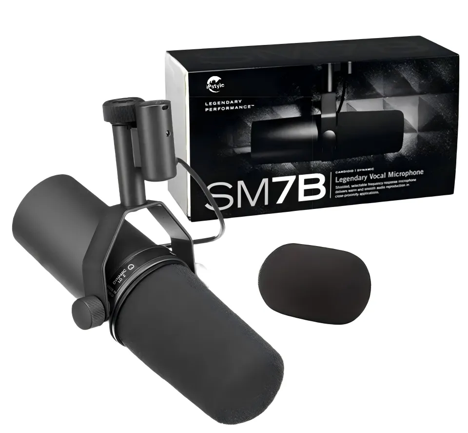 IPSTYLE Cardioid Dynamic Microphone Selectable Frequency Response Mic