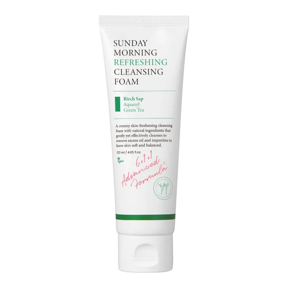Sunday Morning Refreshing Cleansing Foam - pH 5.5 Gentle Face Wash (120ml)