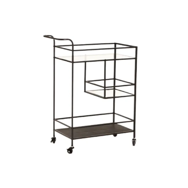 Modern Rolling Bar Cart